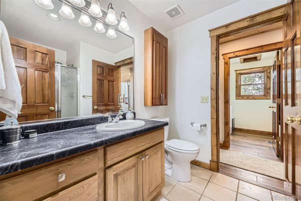 Bathroom, Dual Sink Vanities, Interior, Wood Texture Flooring