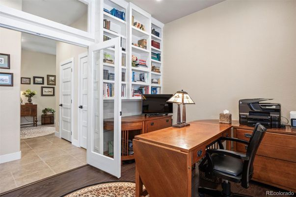 Home Office, Interior, Recessed Lighting