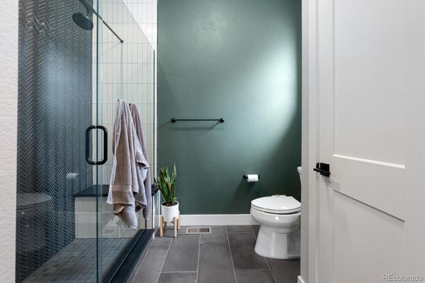Bathroom, Glass Shower, Interior