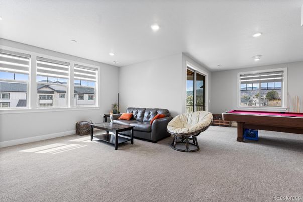 Billiard Table, Game Room, Interior, Living room, Recessed Lighting