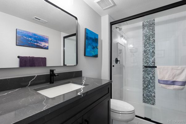 Bathroom, Glass Shower, Interior