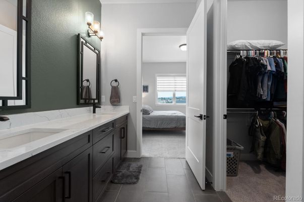Bathroom, Bedroom, Dual Sink Vanities, Interior, Walk-in Closets