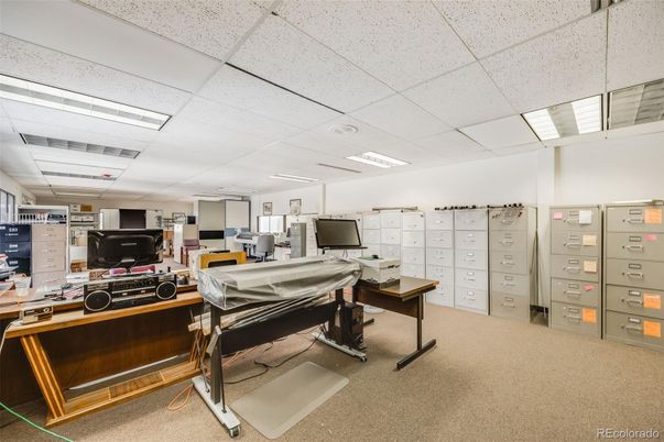 Home Office, Interior, Recessed Lighting