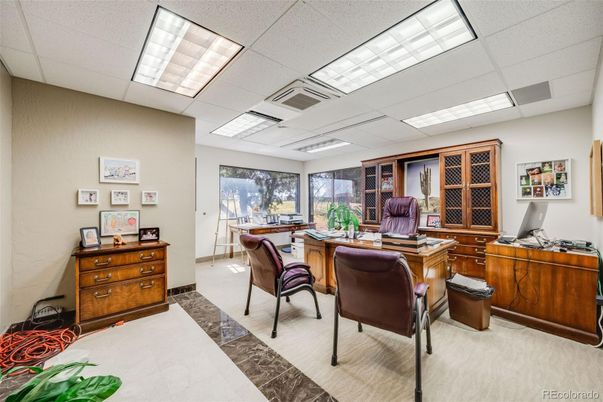 Home Office, Interior, Recessed Lighting