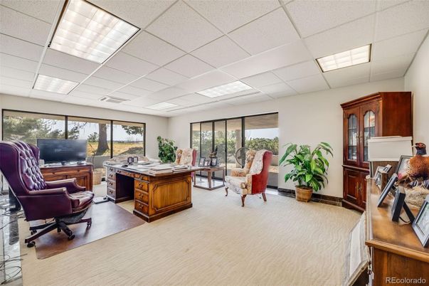 Home Office, Interior, Recessed Lighting