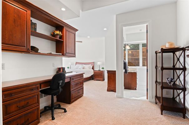 Home Office, Interior, Recessed Lighting