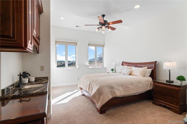 Bedroom, Interior, Recessed Lighting