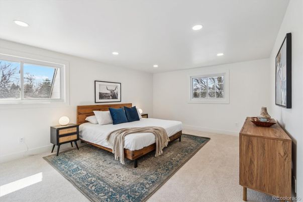 Bedroom, Interior, Recessed Lighting