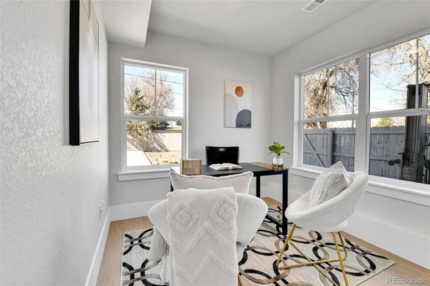 Home Office, Interior, Wood Texture Flooring