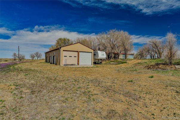 Backyard, Detached Garage, Exterior