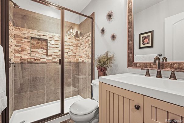 Bathroom, Glass Shower, Interior