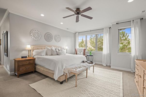 Bedroom, Interior, Recessed Lighting