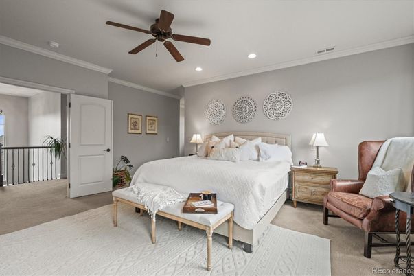 Bedroom, Interior, Recessed Lighting