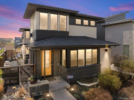 Exterior, Facade, Brick Facade, Modern