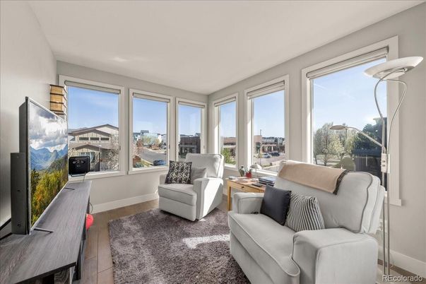 Interior, Living room, Sun Room, Wood Texture Flooring