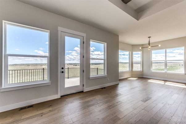 Empty room, Interior, Water, Wood Texture Flooring
