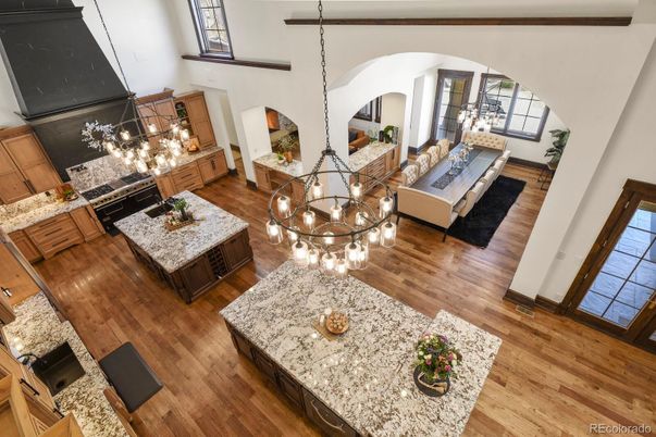 Interior, Living room, Pendant Lights, Wood Texture Flooring