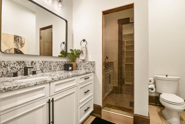 Bathroom, Glass Shower, Interior