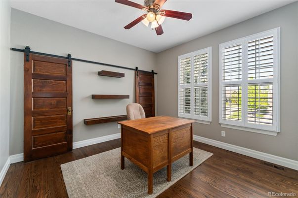 Home Office, Interior, Wood Texture Flooring