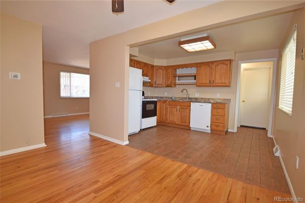 Interior, Kitchen, Wood Texture Flooring