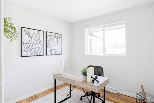 Home Office, Interior, Wood Texture Flooring