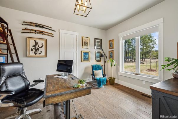 Home Office, Interior, Wood Texture Flooring