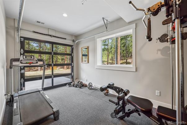 Fitness Equipment, Interior, Recessed Lighting