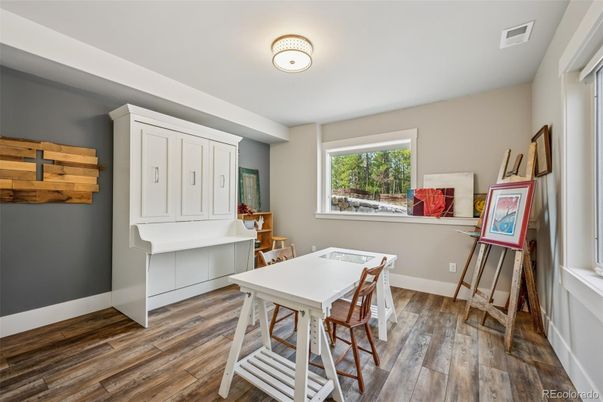 Dining room, Interior, Wood Texture Flooring