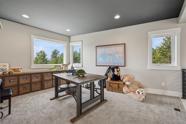 Home Office, Interior, Recessed Lighting