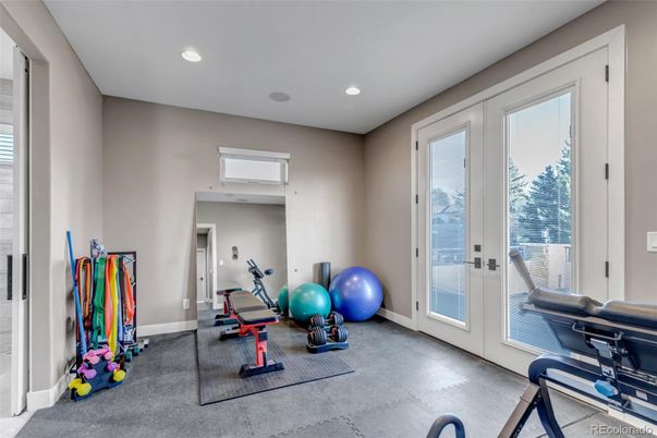 Fitness Equipment, Interior, Recessed Lighting