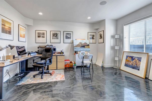 Home Office, Interior, Recessed Lighting