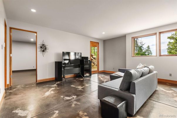 Interior, Living room, Recessed Lighting