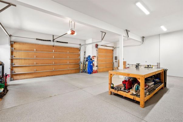 Garage, Interior, Recessed Lighting