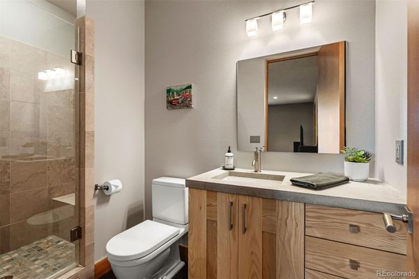 Bathroom, Glass Shower, Interior