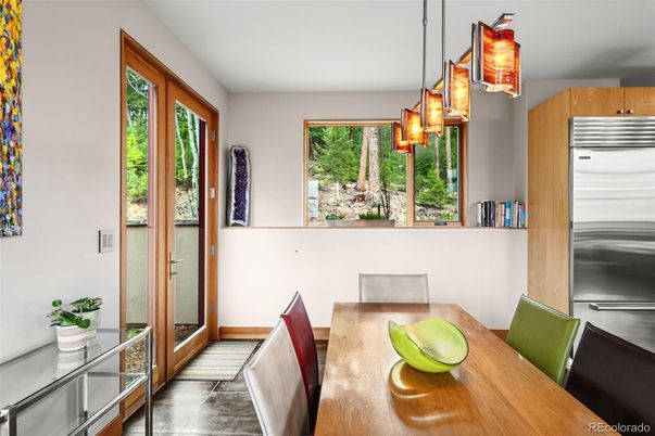 Dining room, Interior, Pendant Lights