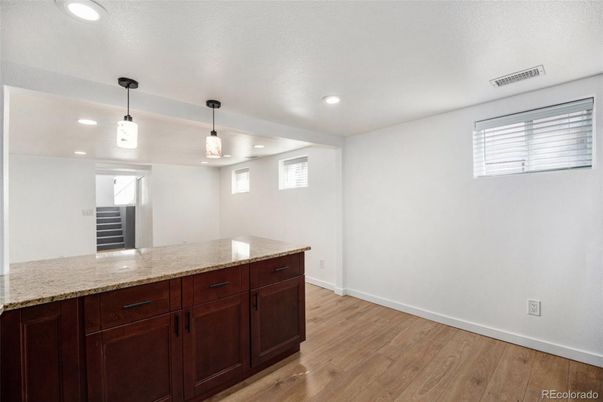 Interior, Pendant Lights, Recessed Lighting, Wood Texture Flooring