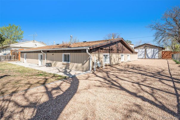 Backyard, Detached Garage, Exterior