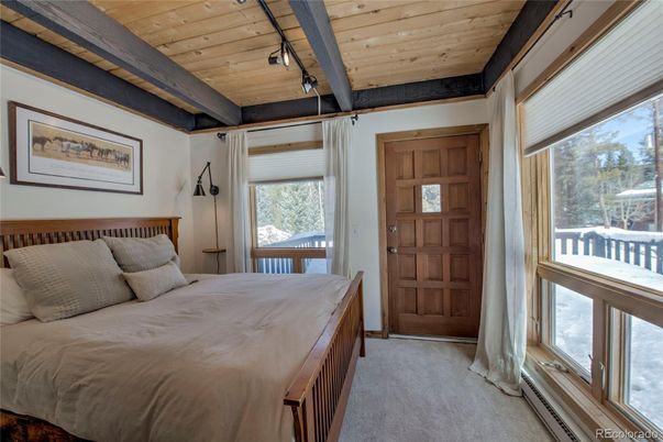 Bedroom, Interior, Wooden Beams, Wooden Ceilings