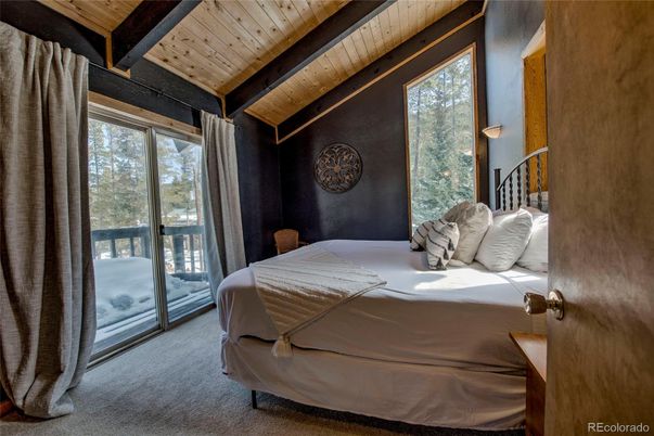 Bedroom, Interior, Wooden Beams, Wooden Ceilings