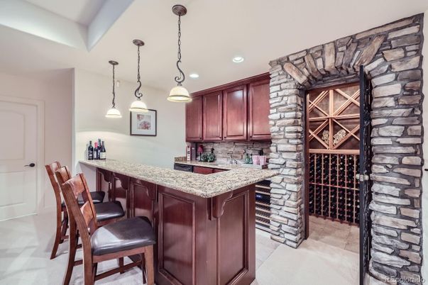 Interior, Pendant Lights, Recessed Lighting, Stone Walls, Wine Storage