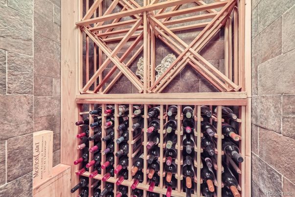 Interior, Stone Walls, Wine Storage