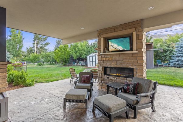 Backyard, Exterior, Fireplace