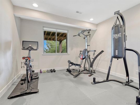 Fitness Equipment, Interior, Recessed Lighting