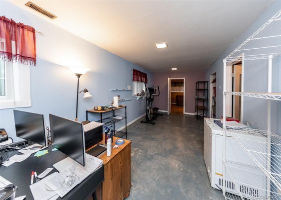 Home Office, Interior, Recessed Lighting