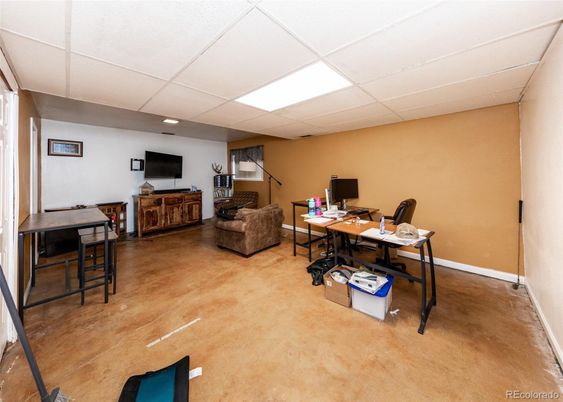 Home Office, Interior, Recessed Lighting