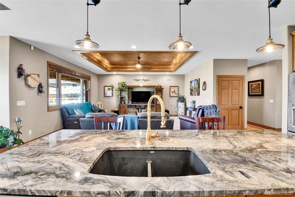 Dining room, Interior, Kitchen, Living room, Pendant Lights, Recessed Lighting