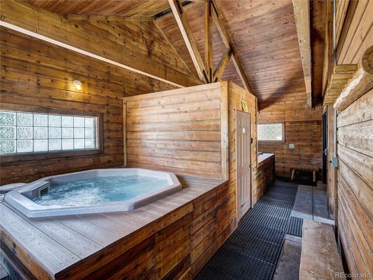 Hot Tub, Interior, Wooden Beams, Wooden Ceilings, Wooden Walls