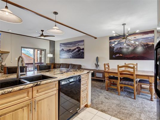 Dining room, Interior, Kitchen, Pendant Lights