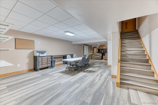Home Office, Interior, Wood Texture Flooring