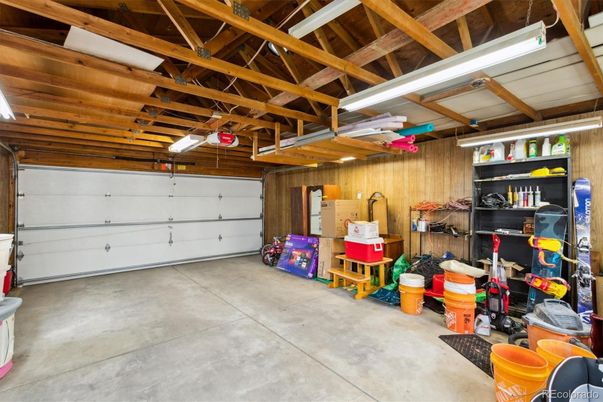 Garage, Interior, Wooden Beams, Wooden Walls